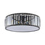 Elizabeth Crystal Drum Fixture - Modern Elegance for Bedrooms