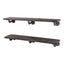 RESTORE Boulder Black 36 in. Shelves with L-Shaped Brackets