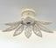 IVORY Natural FLORAL Ceiling Light Fixture
