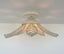 IVORY Natural FLORAL Ceiling Light Fixture