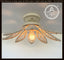IVORY Natural FLORAL Ceiling Light Fixture