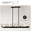 Chandelier Lights for Living Room with Modern Crystal Design & 10-Light Fixture