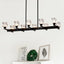 Chandelier Lights for Living Room with Modern Crystal Design & 10-Light Fixture