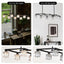 Crystal Chandelier for Dining Room with 8-Light for Modern Farmhouse Design