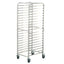 Bun Pan Rack, 20-Tier Commercial Bakery Racks with Brake Wheels, Aluminum Racking Trolley Storage for Half & Full Sheet, Speed Rack For Kitchen Home, Bread Baking Equipment, 26"L x 20.4"W x 70"H