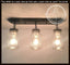 Mason Jar LIGHT FIXTURE Rectangular Chain Trio