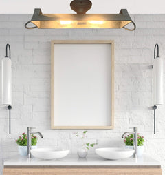 GALVANIZED DOME Ceiling Light Fixture (3 sizes)