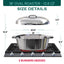 Oval Dutch Oven with Lid - 12.6 Quart (18 Inch)