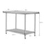 30 x 48 Inch Stainless Steel Table Commercial Kitchen Worktable